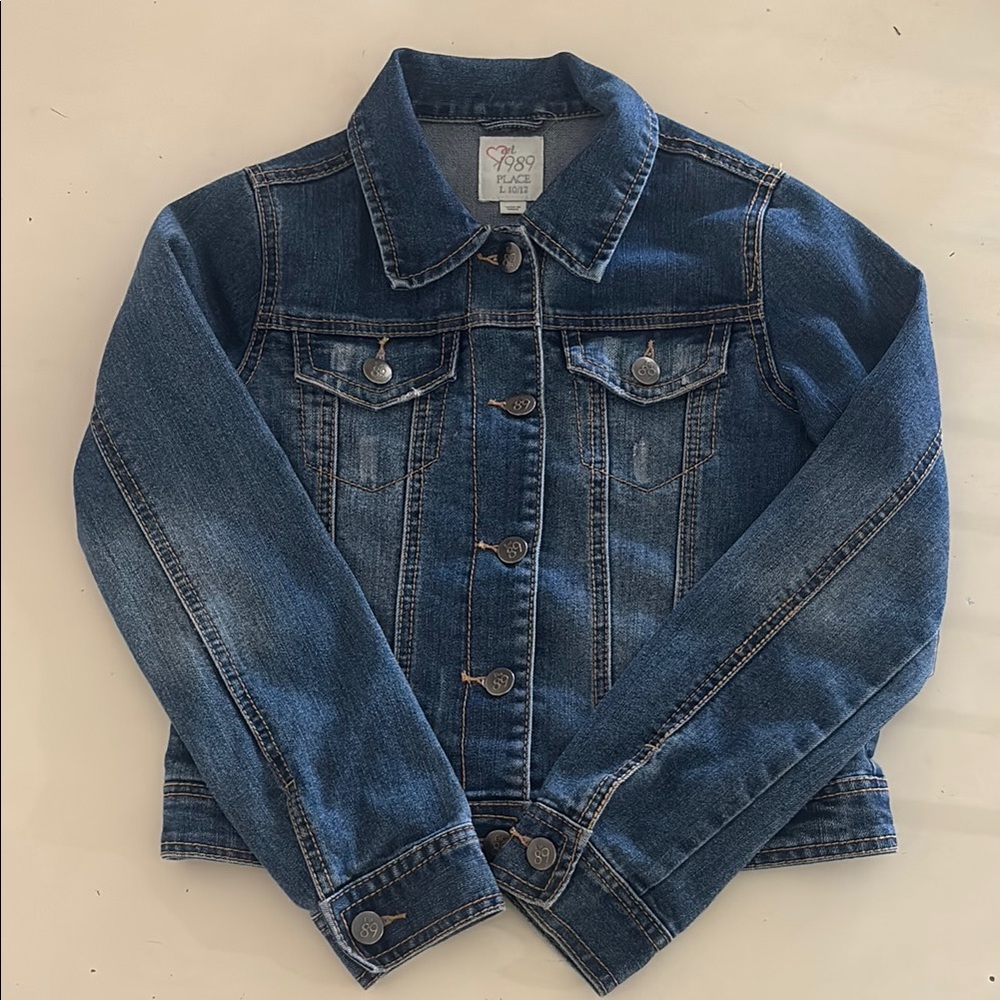 1989 Place Kids Denim Jacket, size 10-12